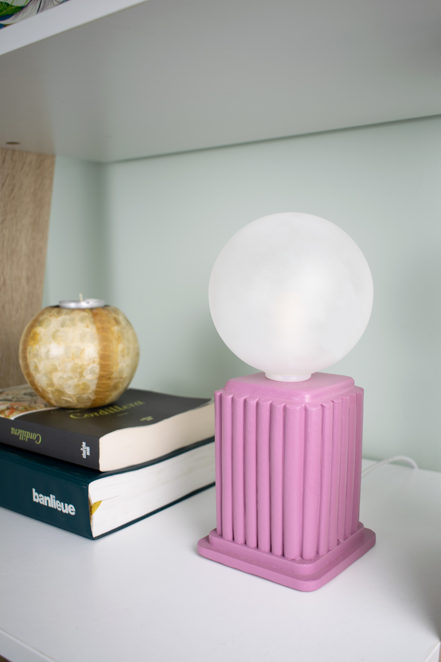 Lilac Heera | Modern Scandi Dimmable Table Lamp