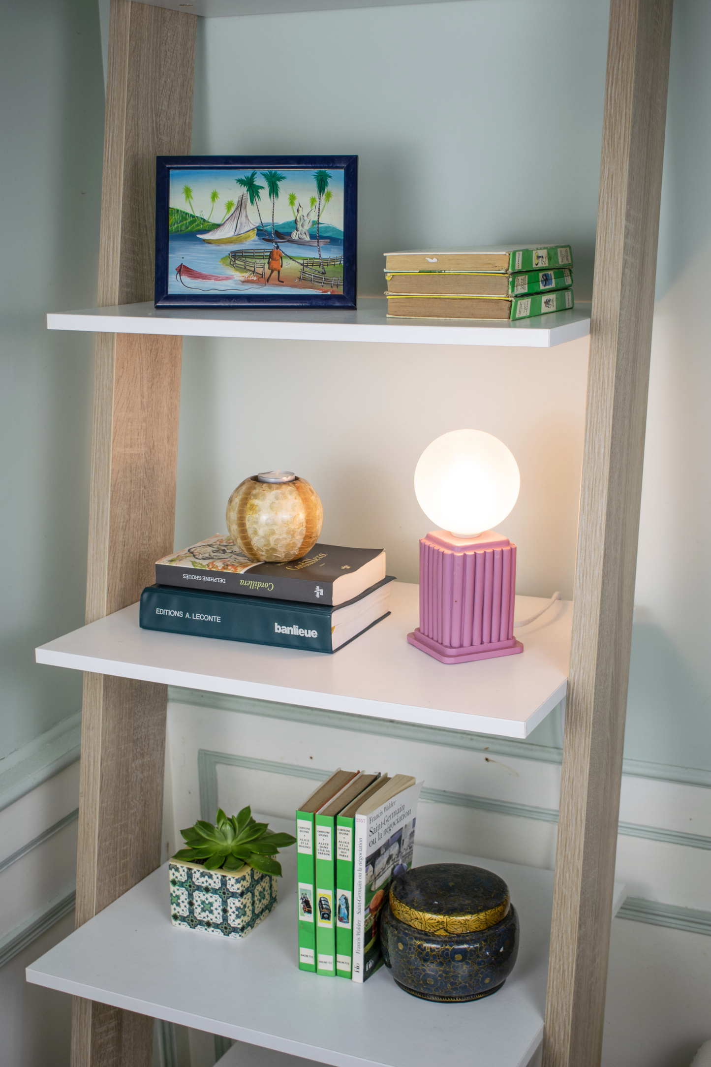Lilac Heera | Modern Scandi Dimmable Table Lamp