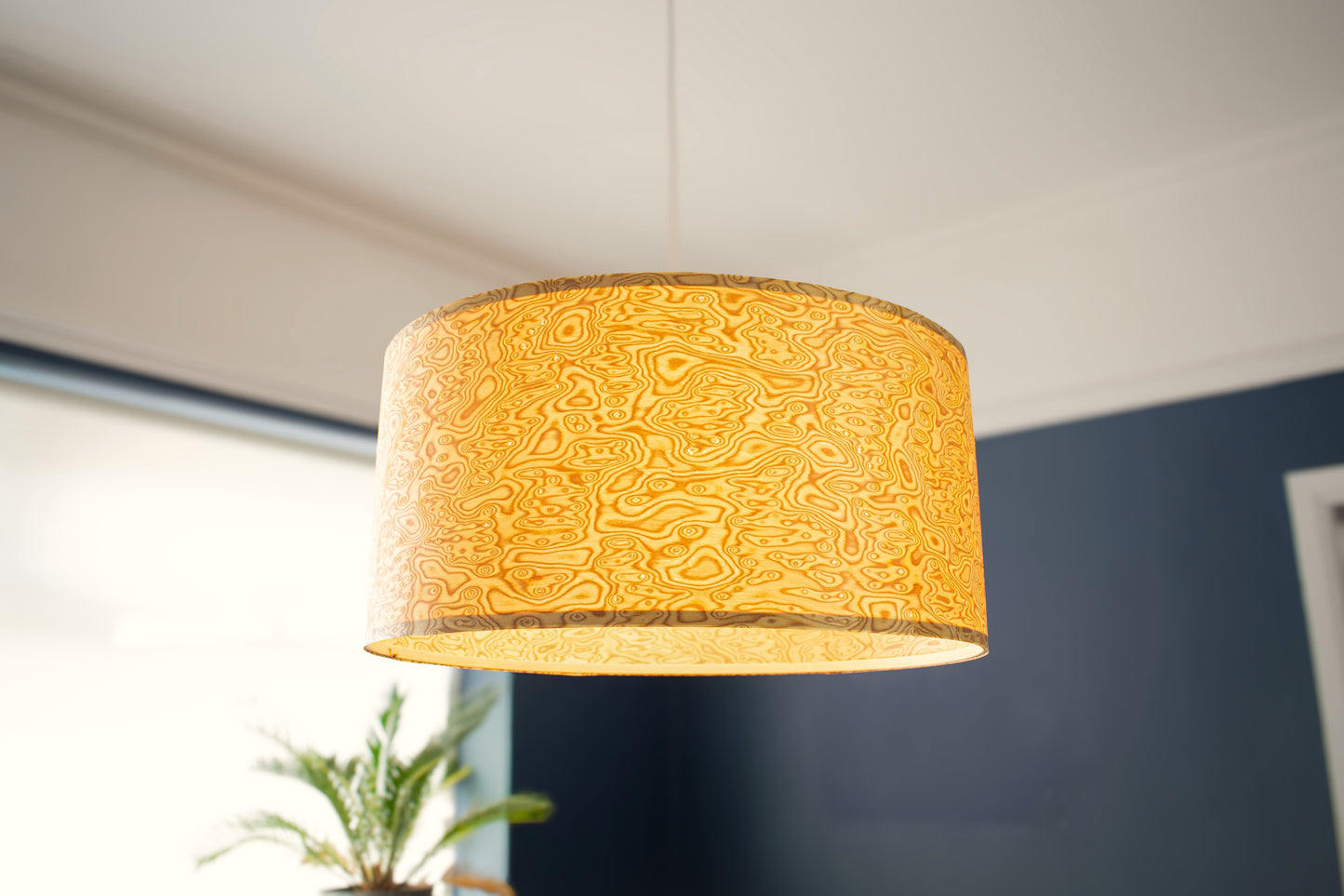 50cm Modern Bird's Eye Wood Ceiling Pendant Lampshade