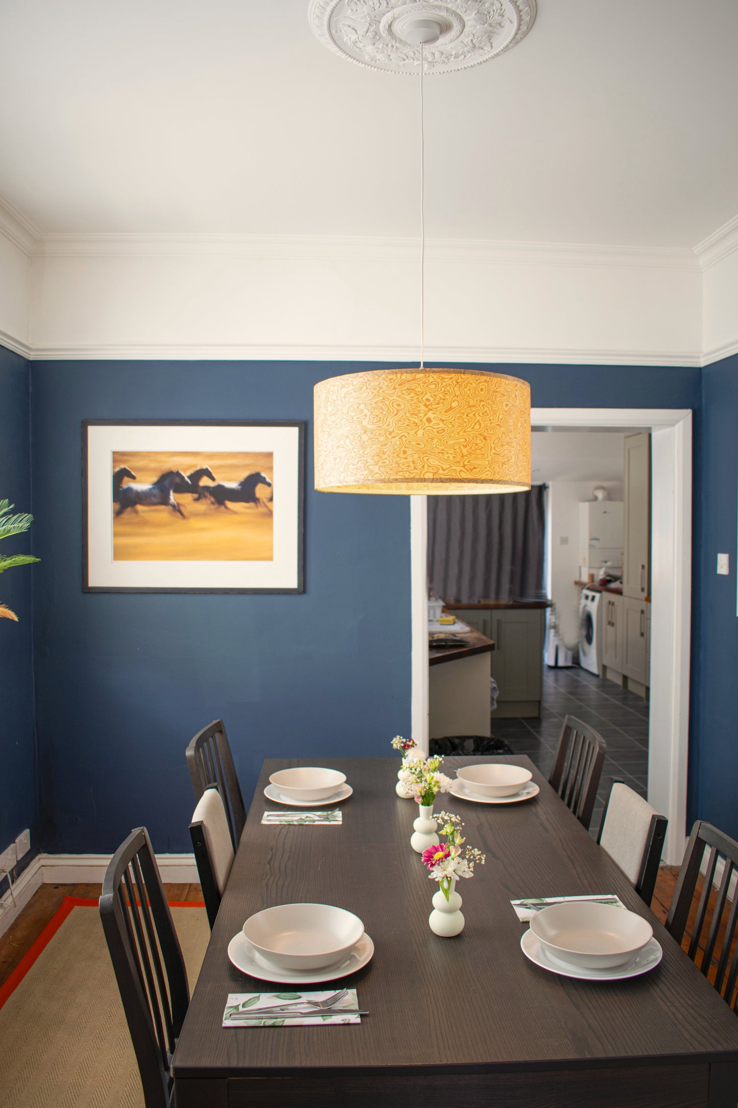 50cm Modern Bird's Eye Wood Ceiling Pendant Lampshade