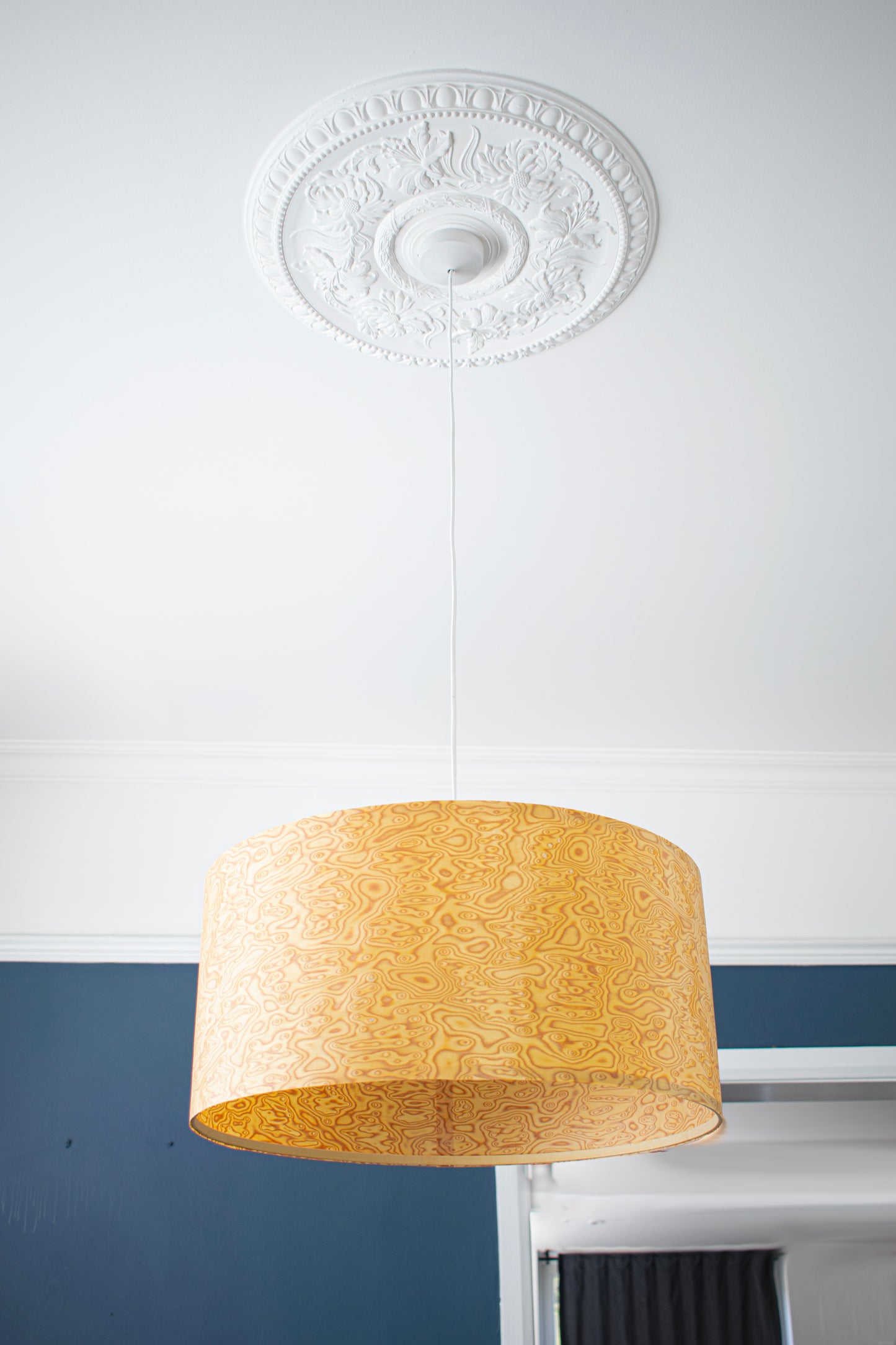 50cm Modern Bird's Eye Wood Ceiling Pendant Lampshade