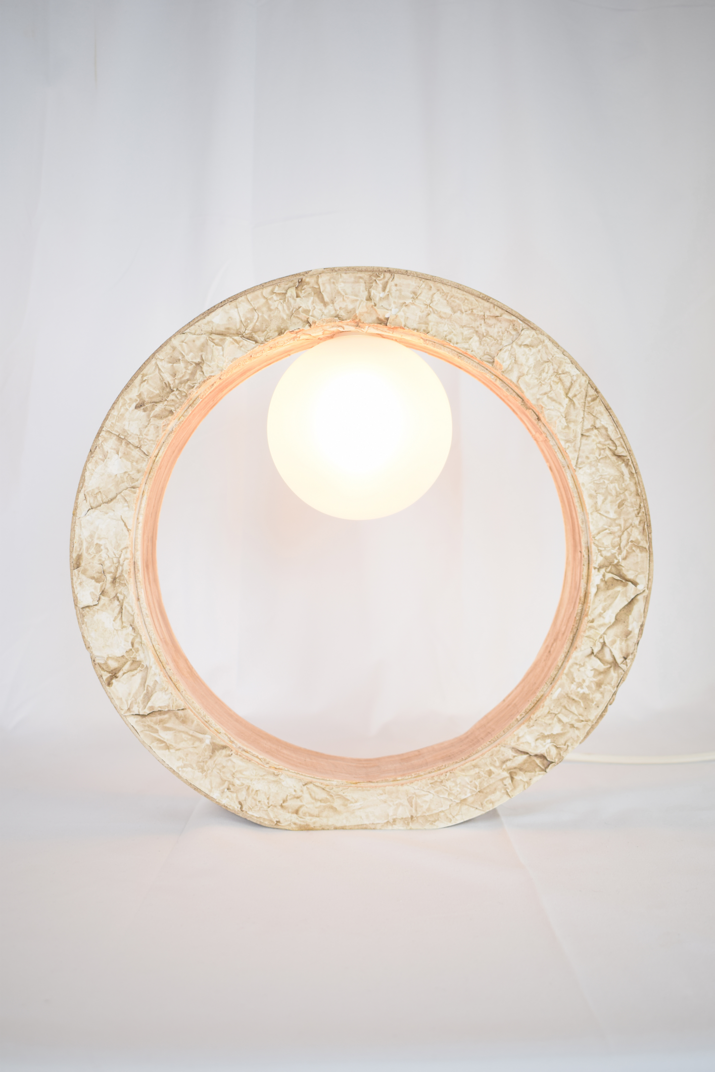 Raeka | Large Stone Effect Accent Table Lamp