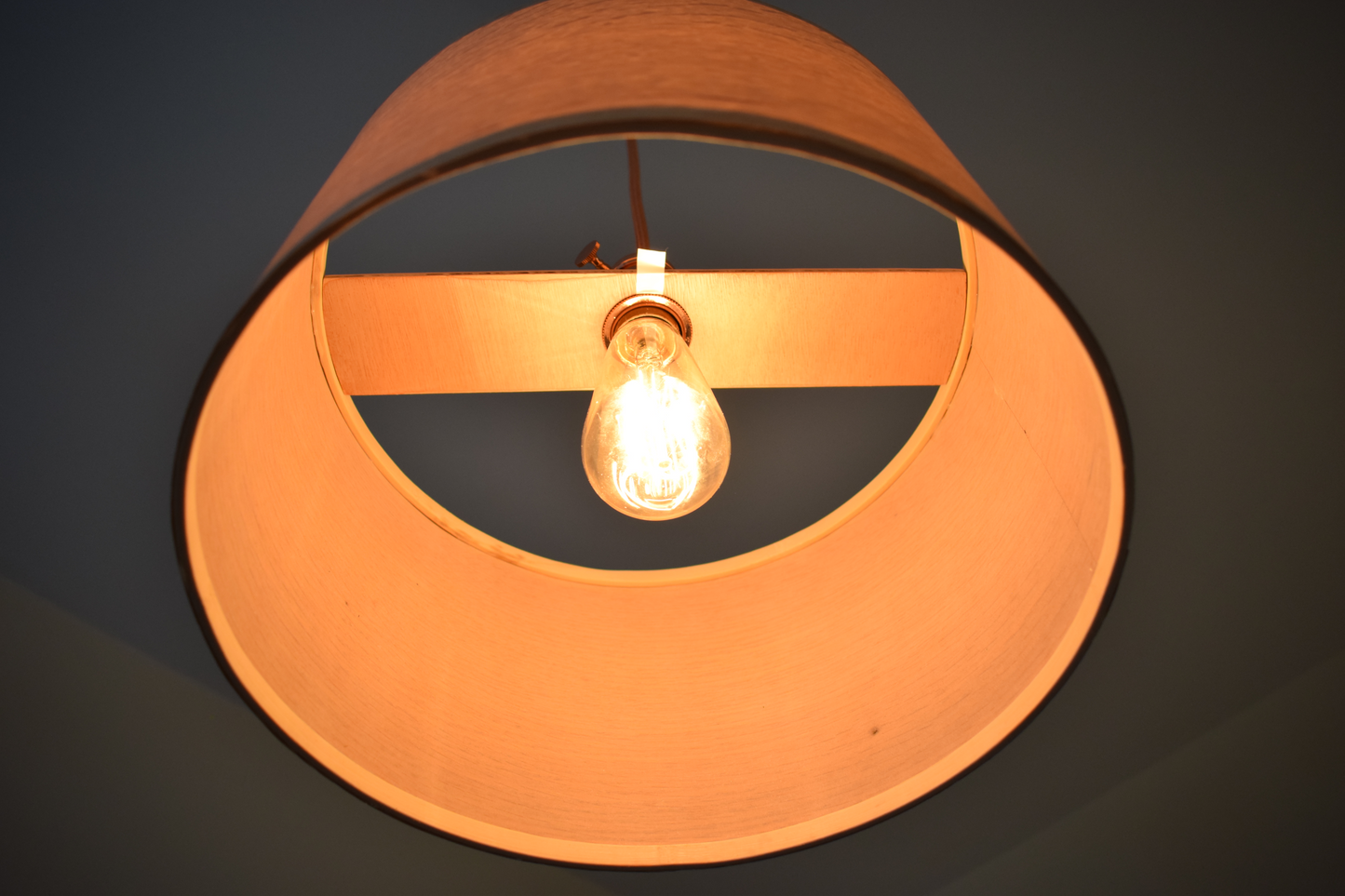 30cm Ash Tree Wood veneer ceiling pendant light shade