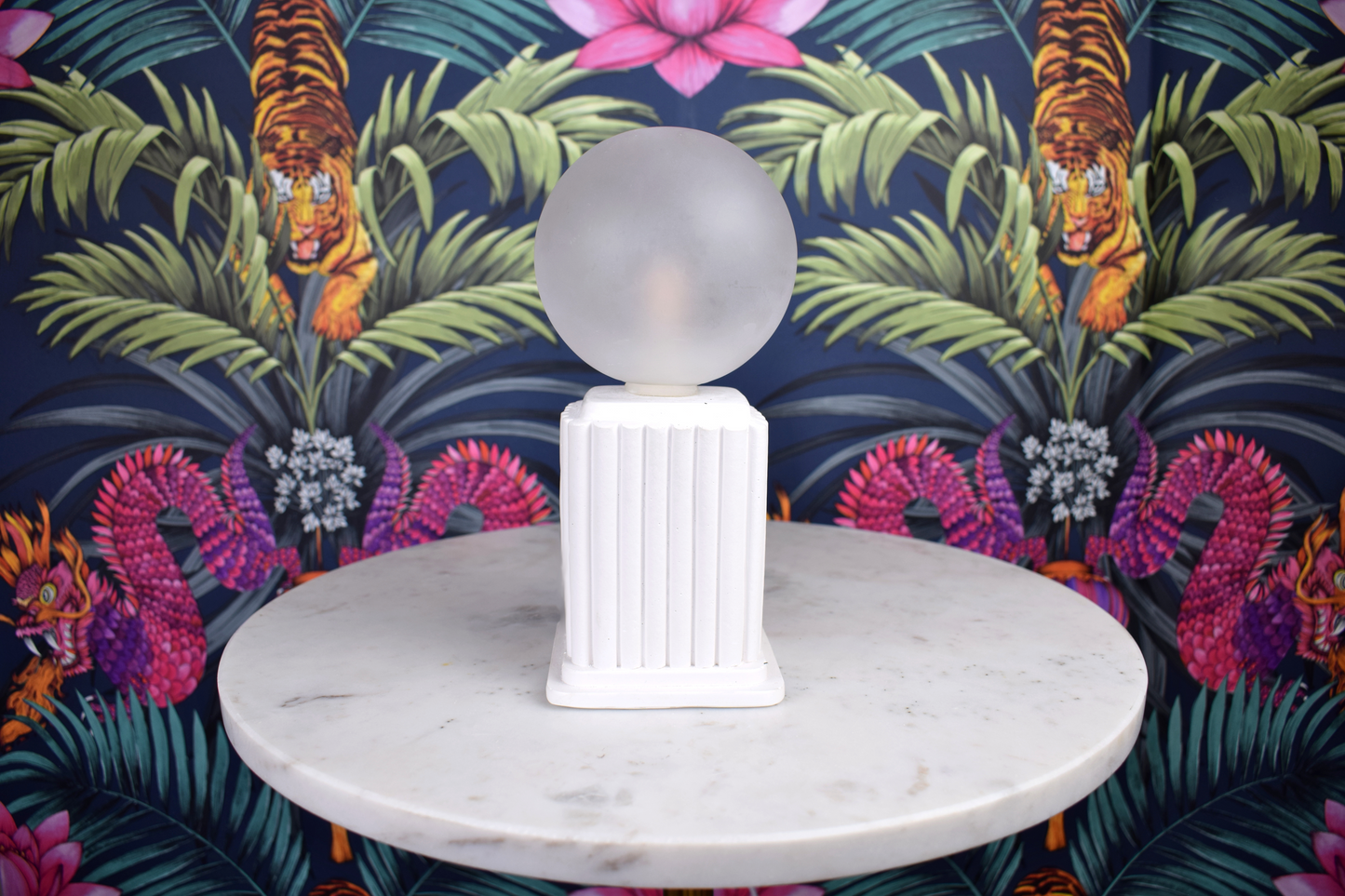 White Heera | Modern Scandi Dimmable Table Lamp