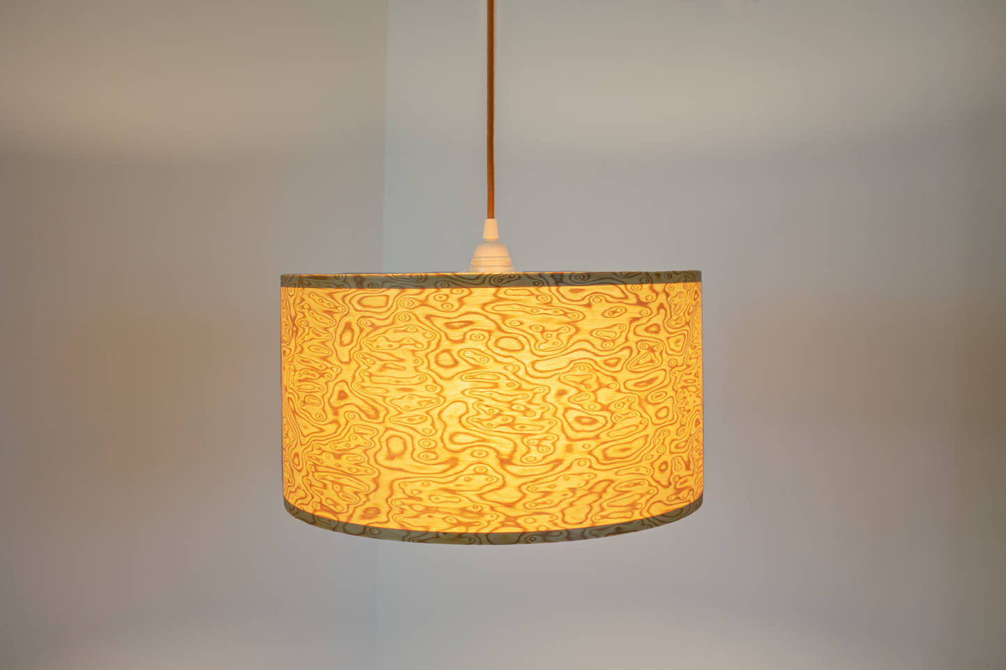 50cm Modern Bird's Eye Wood Ceiling Pendant Lampshade