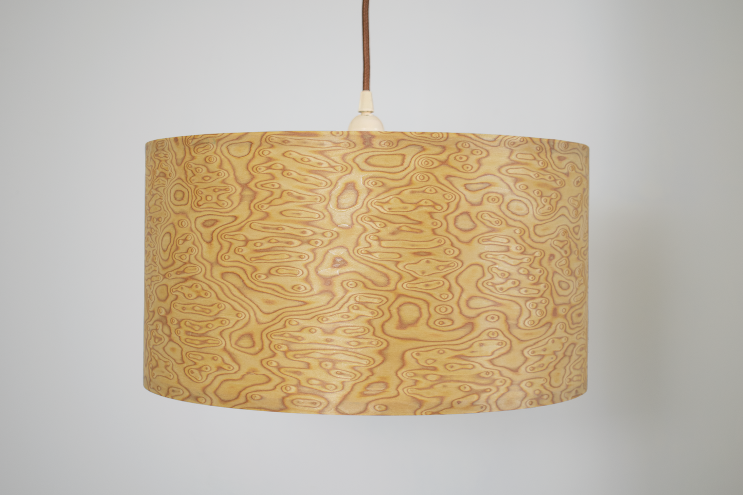 50cm Modern Bird's Eye Wood Ceiling Pendant Lampshade