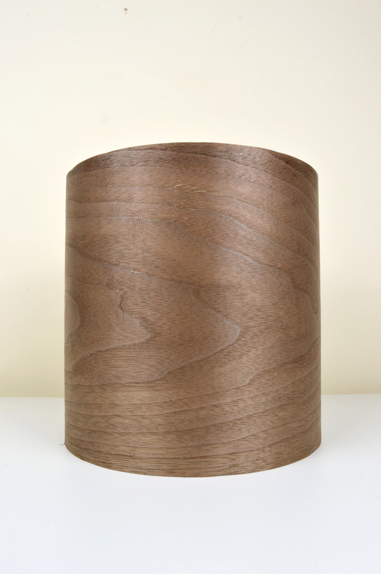 20cm Dark Walnut veneer ceiling pendant light shade