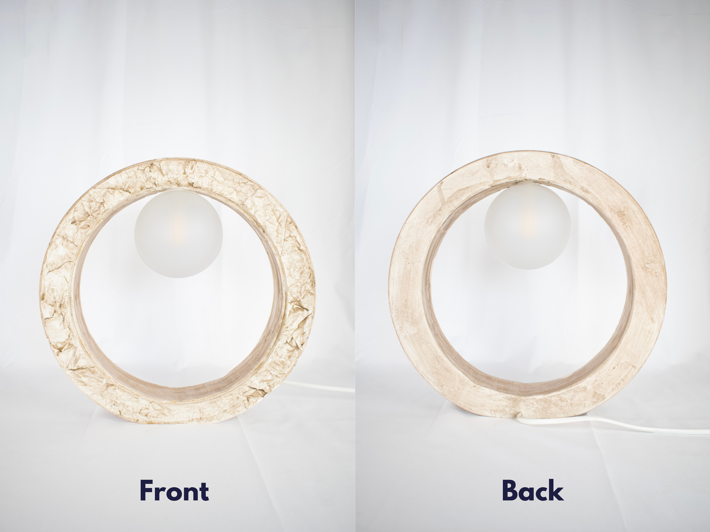 Raeka | Large Stone Effect Accent Table Lamp