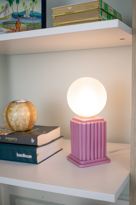 Lilac Heera | Modern Scandi Dimmable Table Lamp