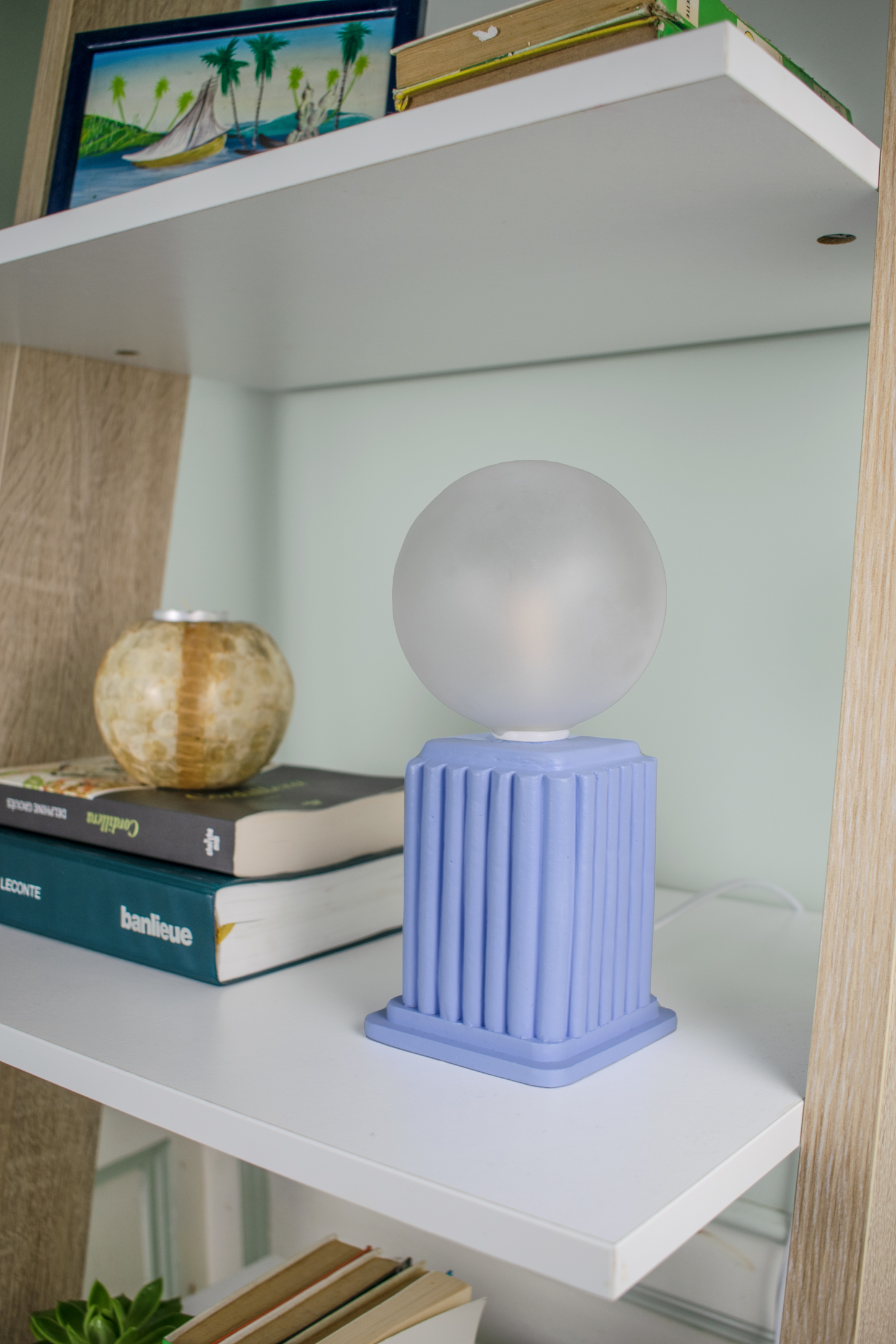 Blue Heera | Modern Scandi Dimmable Table Lamp