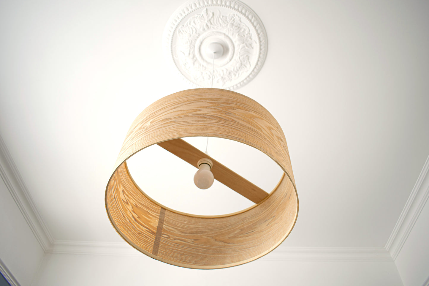 50cm Light Ash Wood Ceiling Pendant Lampshade