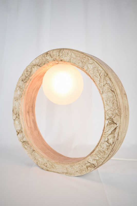 Raeka | Large Stone Effect Accent Table Lamp