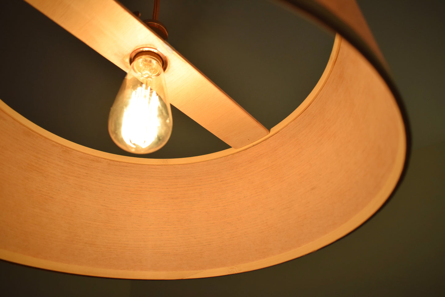 50cm Light Ash Wood Ceiling Pendant Lampshade