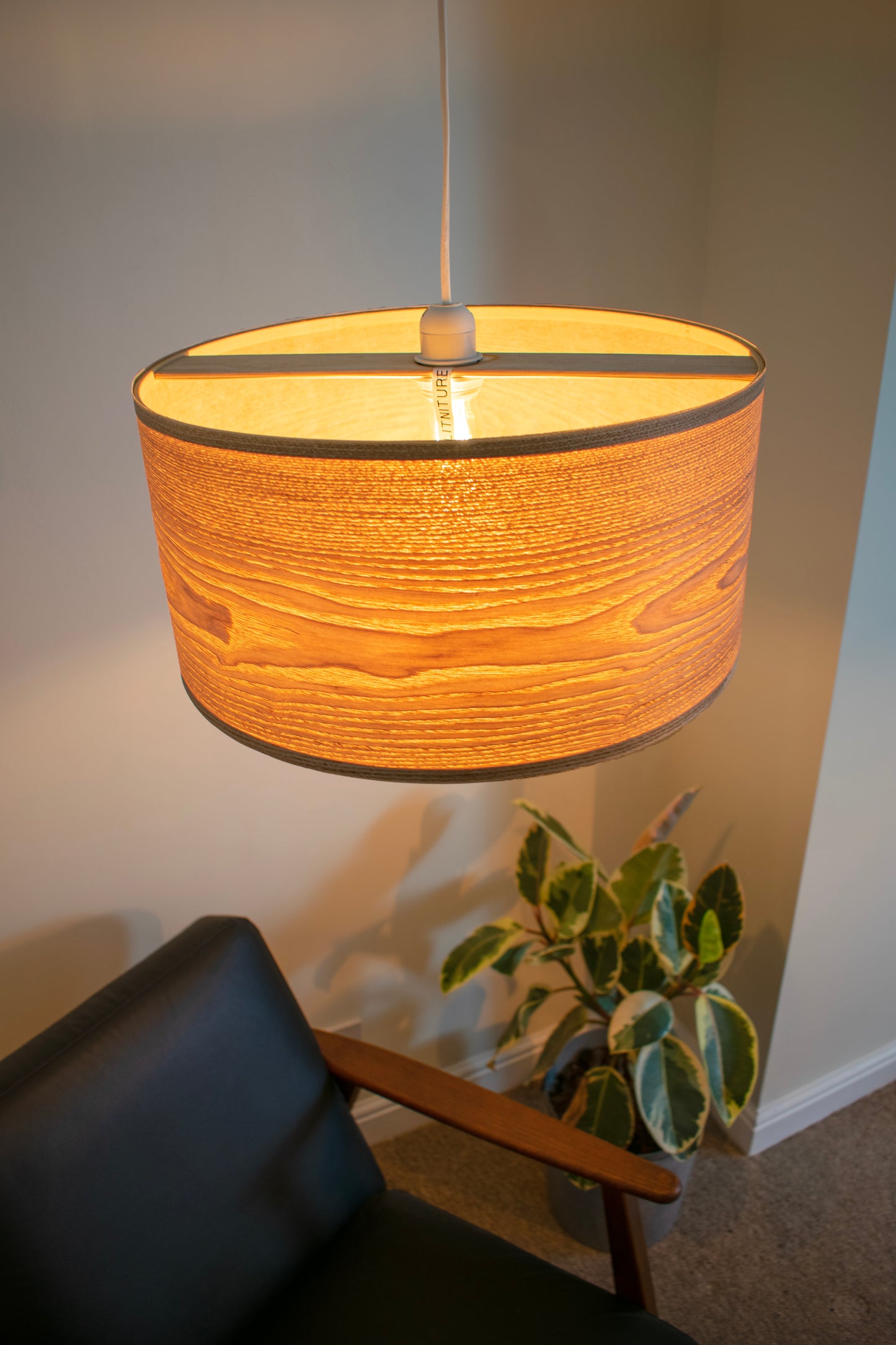 50cm Light Ash Wood Ceiling Pendant Lampshade