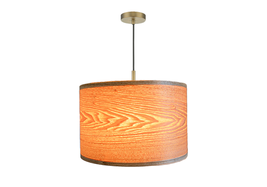 30cm Ash Tree Wood veneer ceiling pendant light shade