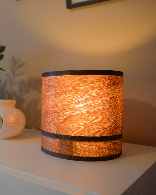 Dark Brown Wendy | Walnut Veneer Table Lamp